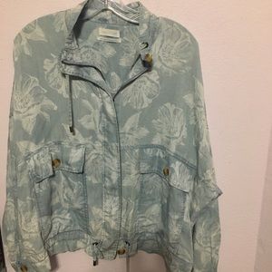 Urban Outfitters M lightweight floral jacket